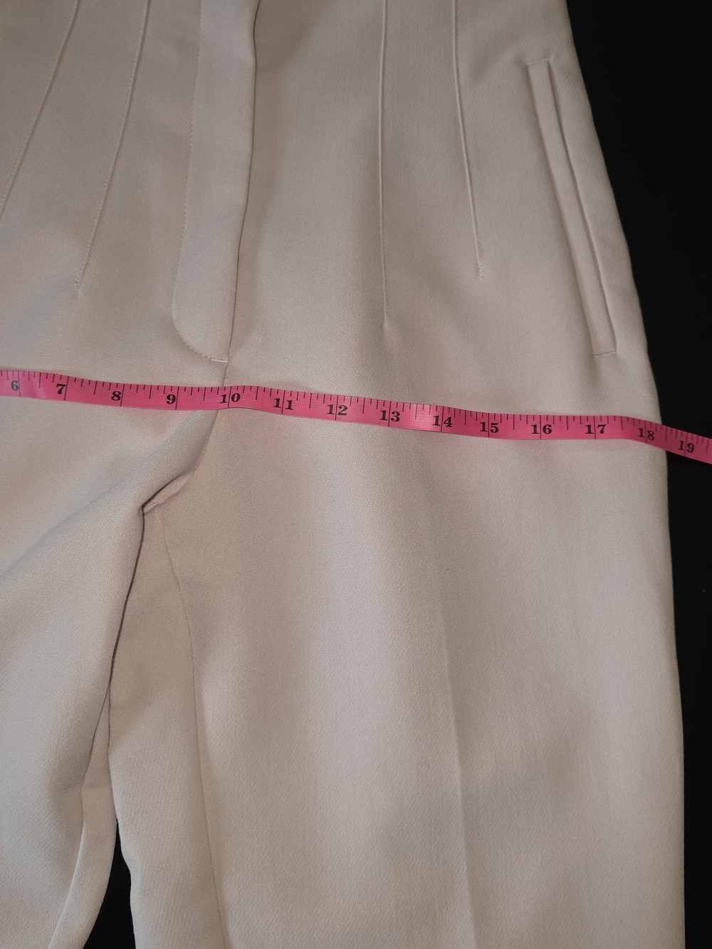 Zara Light Pink High-Rise Tailored Trousers - Picture 5 of 10